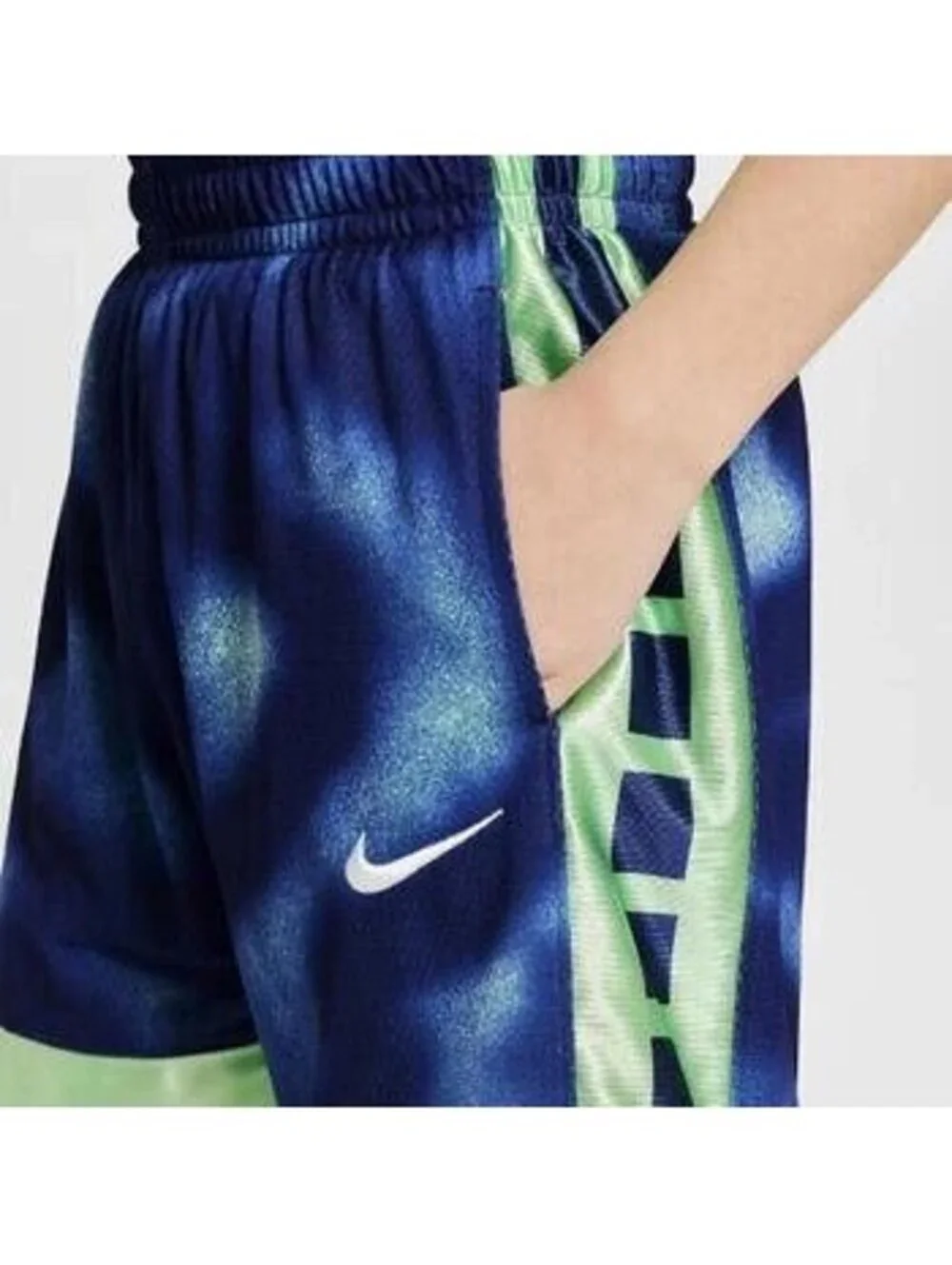 Nike FN8326 Big Kids Boys Dri-FIT Elite 23 Basketball Shorts Royal Blue Size M